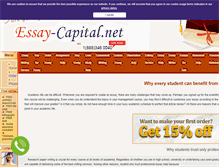 Tablet Screenshot of essay-capital.net